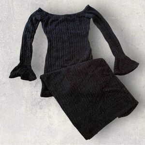 mile high sweater maxi dress